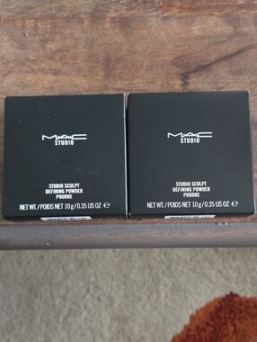 Lot of 2: BNIB MAC Studio Sculpt Defining Powder in Light Plus